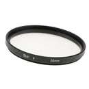 Photography 58mm Four Star Cross Screen Lens Filter Made of Optical Glass