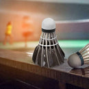 Training Durable Stable Black Badminton Shuttlecock 12PCS/SET Goose Feather R2Q9
