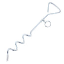 Spiral Anchor Cork Screw Dog Tie Out Stake Lead Chain Outdoor Camping3C