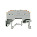 10Pcs LAS--211 1 Pin Din Rail Compact Cable Wiring Connector Terminal Block