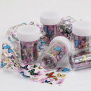 1 Roll Butterfly Colorful Starry Nail Foil Colorful Floral Nail Art Stickers