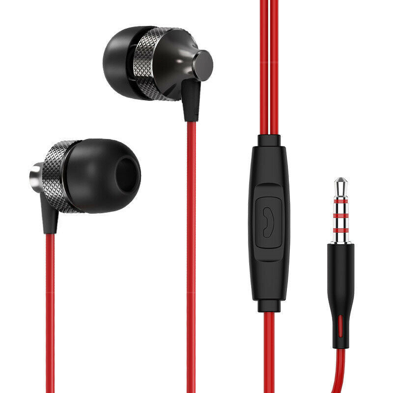 3.5mm Wired Earphone with Mic In-Ear Earbuds Universal Earphones with MicropL4X3