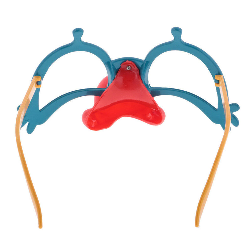 Funny Clown Red Nose Party Glasses Eyewear Costume Hallowmas Fancy Dress