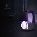 16 Colors RGB LED Toilet Bathroom Night Light Motion Activated Seat Sensor Lamp