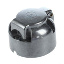 7-Pin Trailer Socket Heavy-Duty Round Pin 7- Pole Wiring Socket 12V Towbar