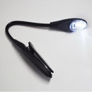 Clip On Book Reading Light Bright Led Lamp Booklight T1X7