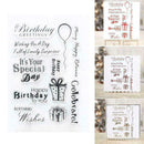 Birthday GiftDIY Transparent Silicone Clear Stamp Cling Scrapbook Seal Embo Y1J2