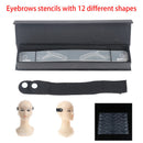 12Styles/set Eyebrow Grooming Stencil Kit Shaping Stencils Templates DIY Too Gn