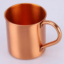 Pure Copper Moscow Mule Mug Solid Smooth Without Inside Liner For Cocktail