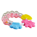 Healthy Baby Kids Rattles Biting Teething Teether Balls Toys Circle Ring BX