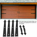 Decorative Garage Door Magnetic Handle and Hinge Carriage House Hardware Kit Top