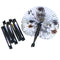 1x Chinese Paper Folding Hand Fan Oriental Floral Peacock Party Wedding OZ