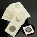 100pcs 40mm Assorted Mylar Cardboard Coin Holders Lighthouse Cover Case S AUN