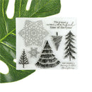 Christmas trees snowflakes Scrapbooking Album Paper Card Decor Diary Craft  Z