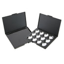 2 Pieces DIY Empty Magnetic Palette Box For Eyeshadow Powder Makeup Case
