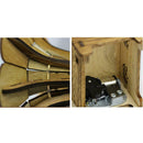 Creative Gramophone Musical Boxes Retro DIY Wood Music Box Craft Gift Decor