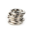 5pcs circle metal carabiner hook snap round clip hook keychain outdoor 25mm Z