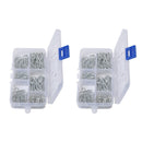 Set of 200 R Pin Mechanical Hitch Hair Tractor Clip Assortment Case Cotter