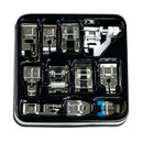 11pcs Multi-function Domestic Household Sewing Machine Presser Foot Feet A
