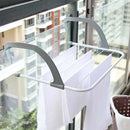 Portable Foldable Drying Rack Clothes Punch Free Hanger Winter Heating Radi
