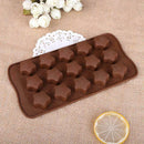 15 Loch Silikon Sternform Kuchen Dekorieren Formen Y2Z0 Back Cookies Schoko J8J4