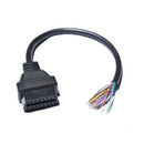 16-Pin Diagnostic Connector OBD2 To 16Pin Adapter Cable Wire OBD2/OBDII