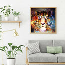 5D DIY Full Round Drill Diamond Painting Novelty Tiger Cross Stitch (B1103) A