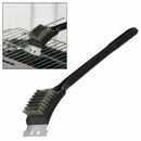 Barbecue Steel Grill Brush Handle Cleaning Brushes Cooking Bristles BBQ Tool