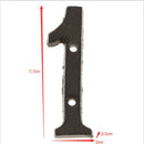 7 &1 Heavy Duty Wrought Iron House Address Number Digits for Door Sign