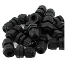 20 Pcs M12 Plastic 3-6.5mm Dia Waterproof Cable Glands Connector