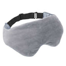 Women Men Sleeping Adjustable Strap Hot Cold Therapy Weighted Eye Patch Zipper