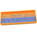 2X(30 Pcs Bur Diamond Grinding Head Set Coated Carving Burrs Rotary Tool Bi