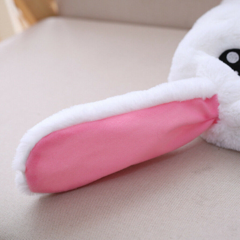 Rabbit Hat Ear Moving Jumping Hat Funny Bunny Plush Hat Cap For Women Girls
