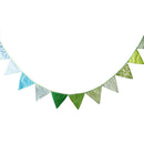 12 Flags 3.2m Pastoral  Cotton Party Wedding Pennant Bunting Banner Decor