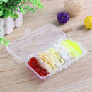100pcs 5 Colors 24mm Soft Bread Worm Fishing Lure Rubber Maggot Bait w/ Box