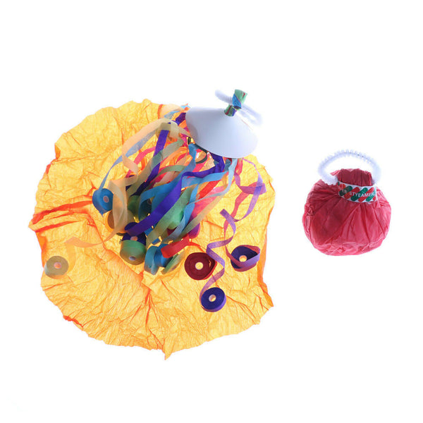 3pcs Spider Silk Throw Streamers Mixed Color Cup Style Magic Trick Stage PropA3C
