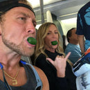 Facial Toner Exerciser Jaw Line Face Muscle Training Fitness Ball (Green)