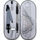 School Tools Precision Set, Compass and Protractor 8 Set Pcs For High K1Y1
