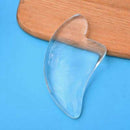 Crystal Gua Sha Scraping Massage Tool Large Guasha Board Ultra Smooth Edge  H3P4