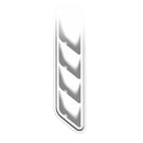 1 Pair Car Styling Stickers Decorative Air Flow Intake Hood Fender Door Decals