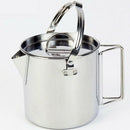 1.2L Outdoor Stainless Steel Kettles Camping Portable Boil Water Hanging Po Z6U8