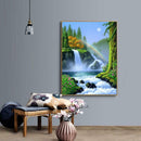 DIY Rainbow Waterfall 5D Diamond Painting Embroider Full Drill Cross Stitch