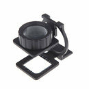 20X Foldable Magnifier Stand Measure Scale Loupe Magnifying Glass Portable