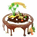16pcs/Set DIY Cake Topper Jungle Dinosaur Ornaments Cake Baking Decor Kids To ME