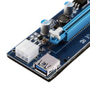 USB3.0 PCI-E Express 1X to 16X Extender Riser Card Adapter for BTC Mining