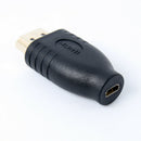 Professional Computer Extension HD Male To Micro Female Video Audio HDMI Adapter