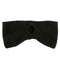 Outdoor Fleece Ponytail Headband Yoga Running Fitness Sweatband (Black) A