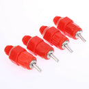 50 Pcs Water Cups Nipple Chicken Drinkers Waterer 360 Angle Poultry Supplie