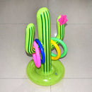 Inflatable Cactus Ring Target Toss Floating Ring Game Swimming Pool Toys