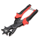 6 Sized Heavy Duty Leather Belt Eyelet Holes Punch Pliers Revolving Hand Punch
